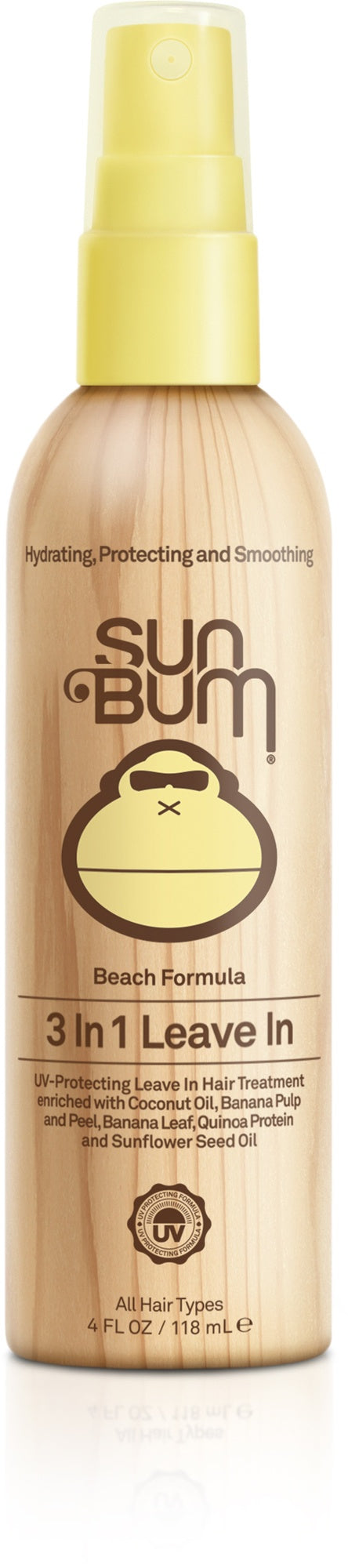 Sun Bum Beach Formula 3-in-1 Leave-In Conditioner - 4 fl oz bottle