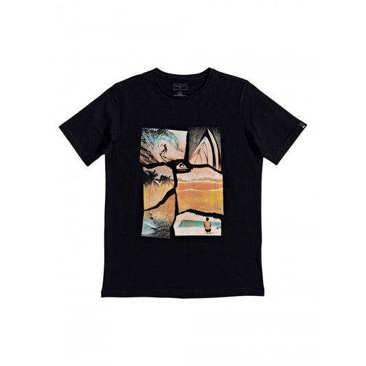 QUIKSILVER BOYS 8-16 TORN APART T SHIRT