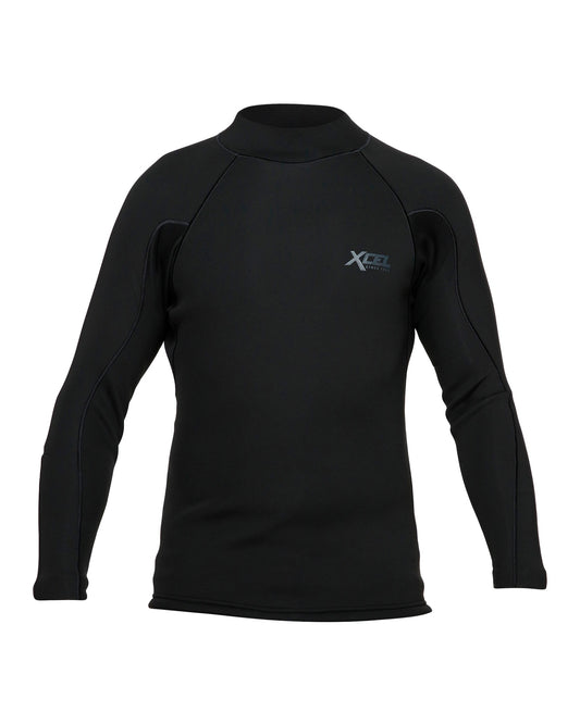 XCEL COMP 1MM L/S MENS WETSUIT JACKET  - BLACK 2022