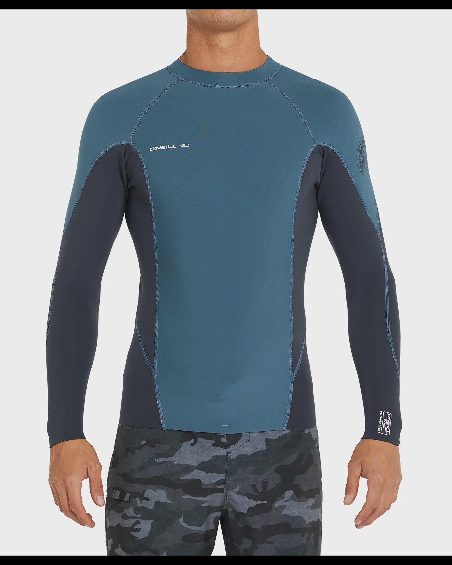 ONEILL DEFENDER LS CREW 2/1MM - CADET / GUN-METAL