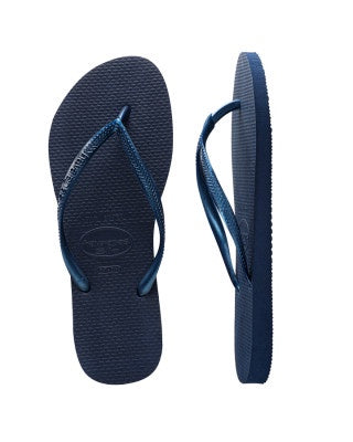 HAVAIANAS SLIM METALLIC NAVY BLUE WOMENS - HSMS0555