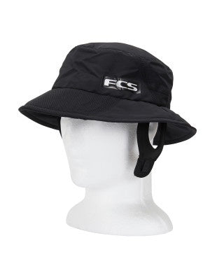 FCS ESSENTIAL SURF BUCKET HAT - AESB-01-BLK - BLACK