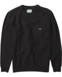 SALE NO RETURNS - VISSLA CREATORS ECO FLEECE POCKET CREW - BLACK