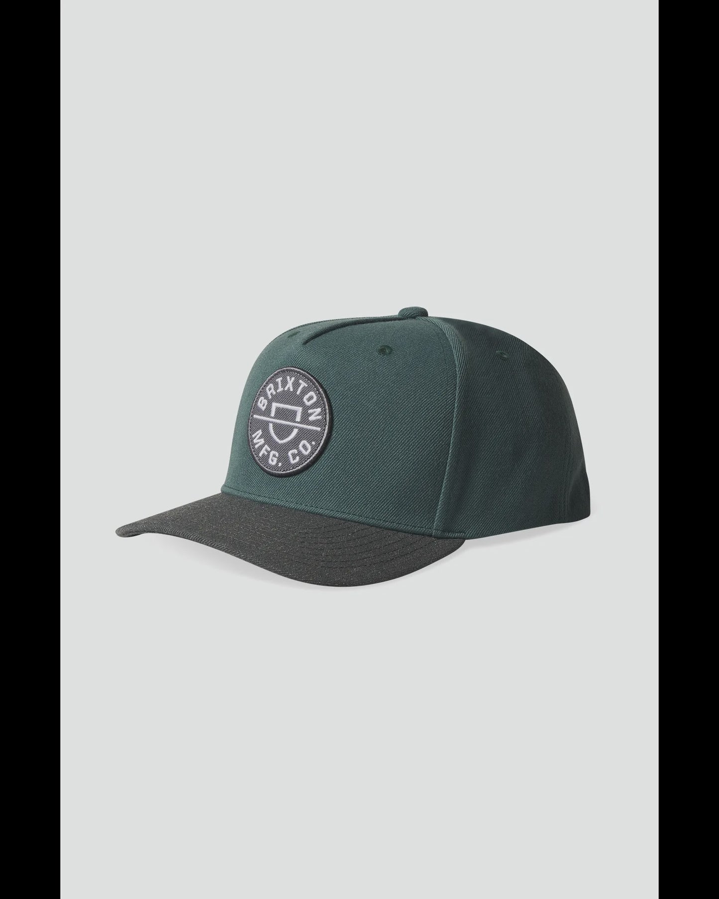 BRIXTON CREST C MP SNAPBACK - PINE/ CHARCOAL