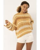 SISSTREVOLUTION WARM HORIZONS L/S KNIT SWEATER - HONEY - SALE ($89.99 TO $50.00)