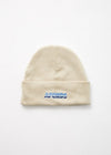 AFENDS CHROMED RECYCLED KNIT BEANIE - CEMENT
