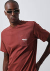 AFENDS OUR PLACE RETRO FIT TEE - ROJO - ON SALE