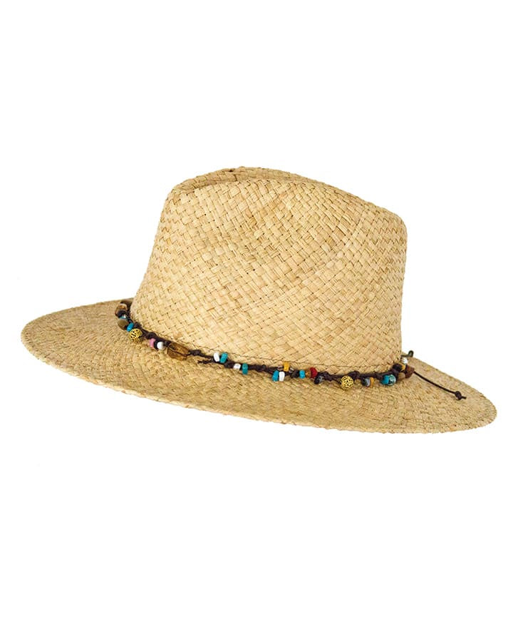 OCEAN & EARTH LADIES BREEZE RAFFA CANE HAT - ALHA15
