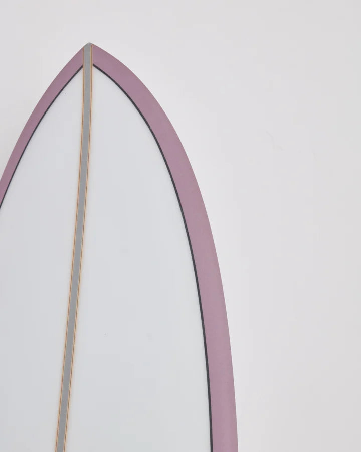 ALOHA MID LENGTH 2+1 SURFBOARD - PU GLASS - LAVENDER