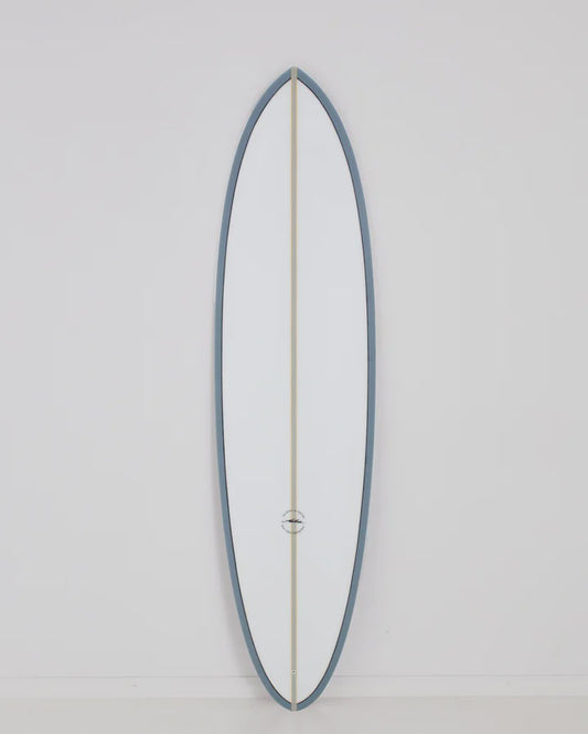 ALOHA MID LENGTH 2+1 SURFBOARD - PU GLASS - STEEL