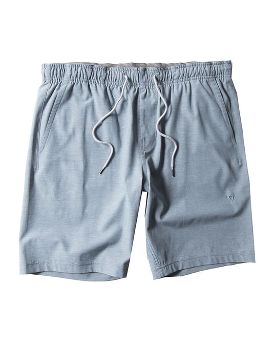 VISSLA HEMP NO SEE UMS BOYS ELASTIC 17" WALKSHORTS - DUSK