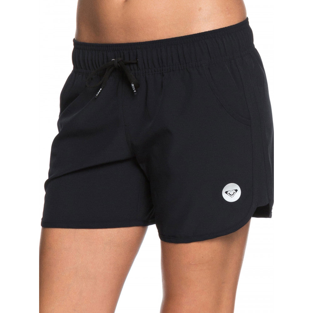 ROXY BASIC 5 INCH BLACK WOMENS BOARD SHORTS