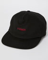 FORMER LEGACY CAP - BLACK WITH MOROON LOGO