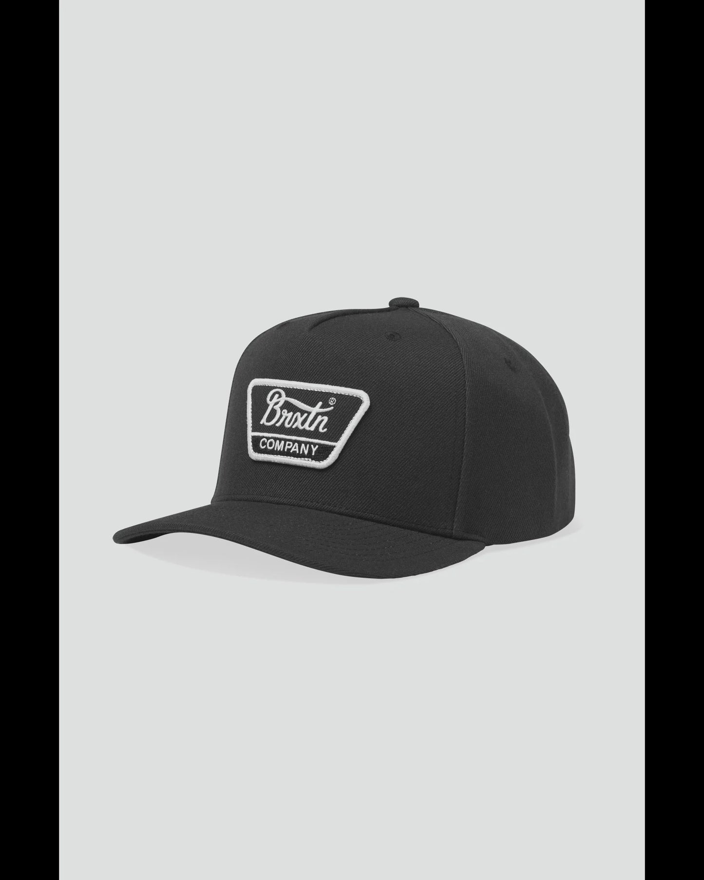 BRIXTON LINWOOD NETPLUS MP SNAPBACK - BLACK WHITE LOGO