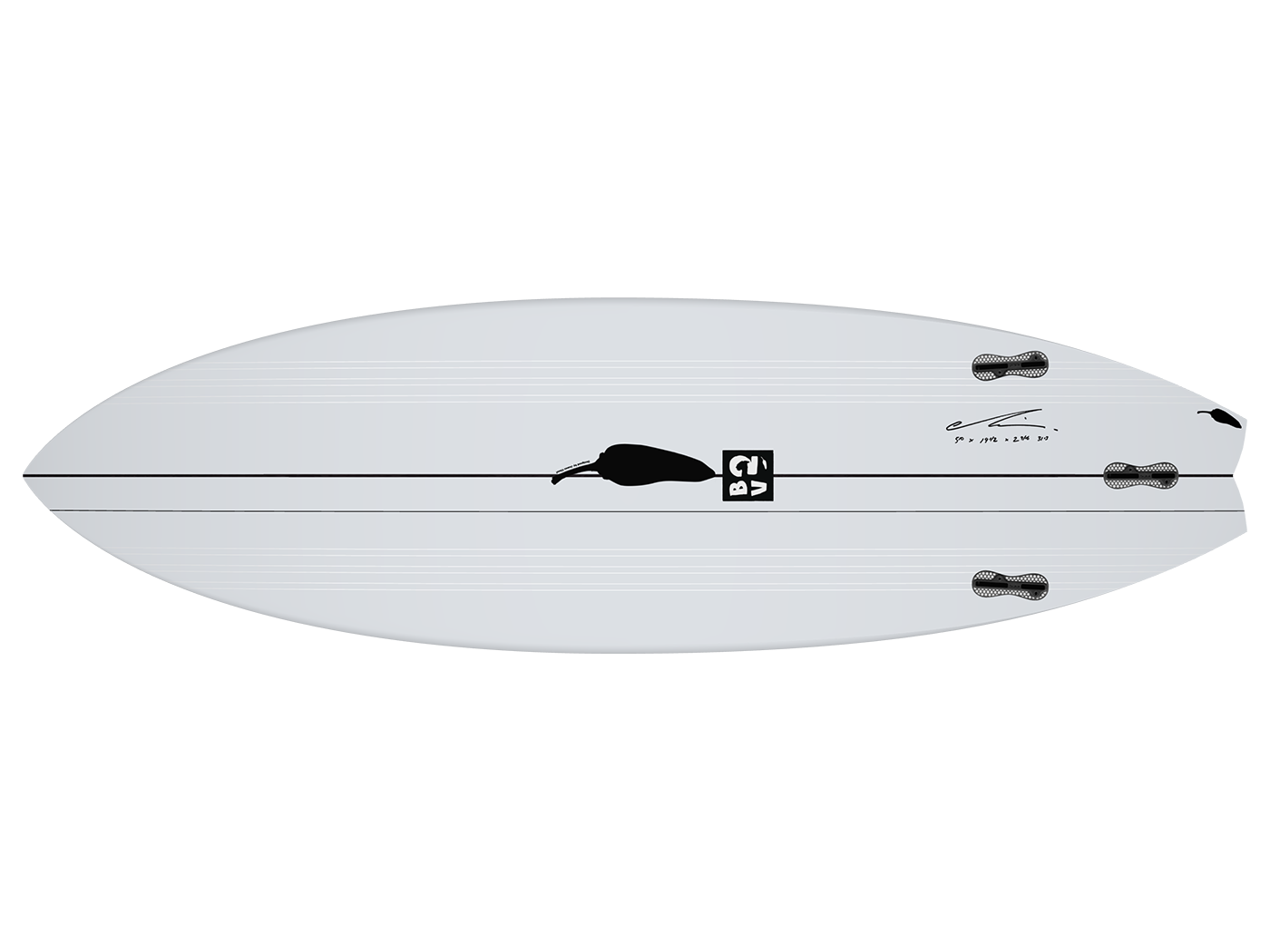 CHILLI BV2 SURFBOARD PU GLASS - ON SALE $850