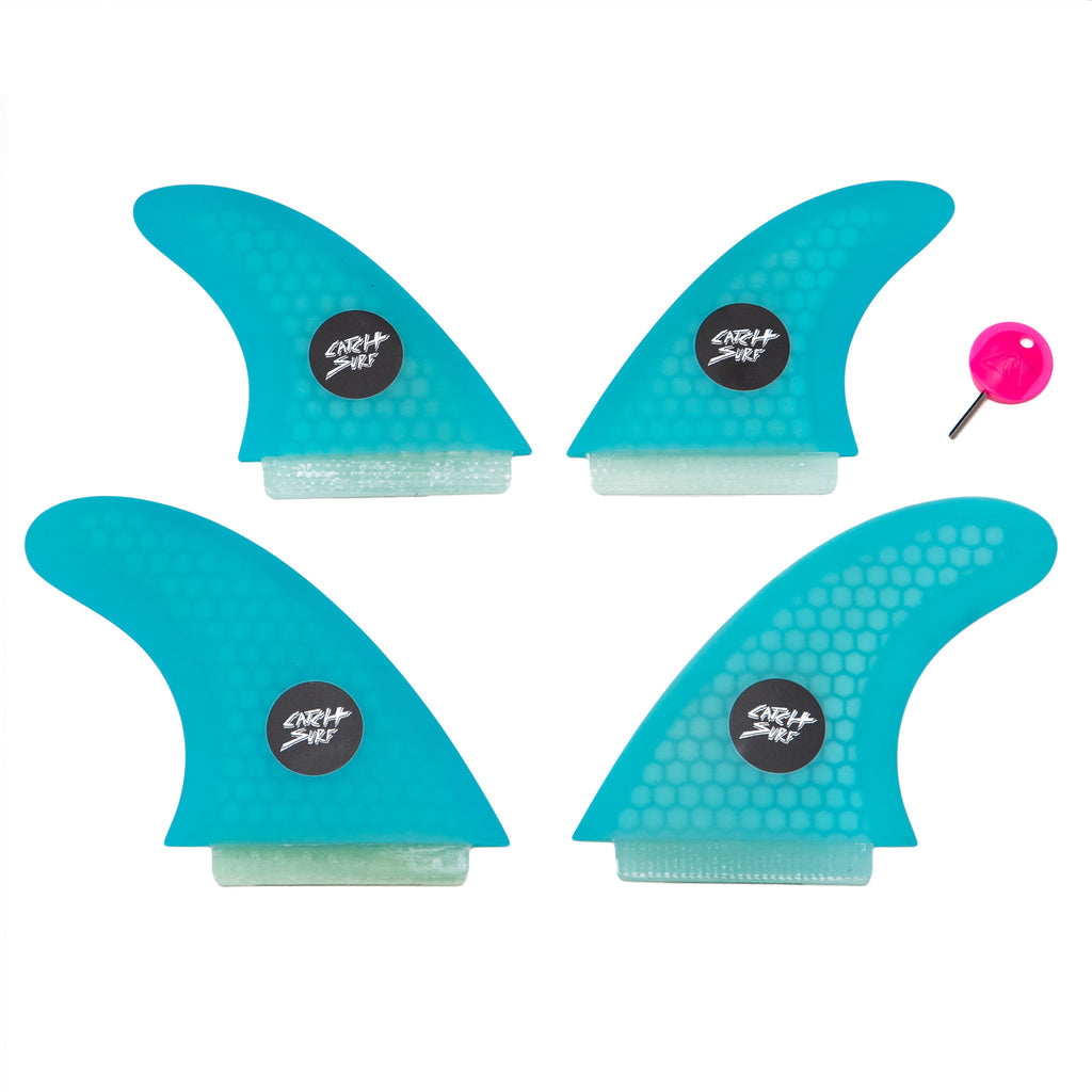 CATCH SURF QUAD FIN SET HONEYCOMB - MIXED