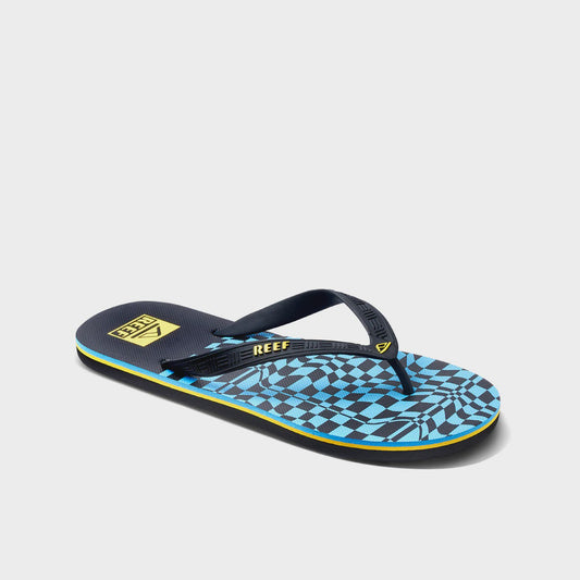 REEF SEASIDE RUBBER THONGS - CHECKERS