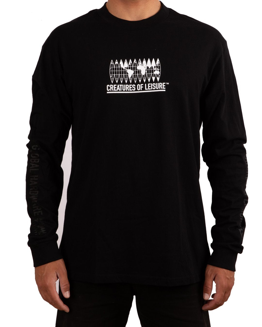 CREATURES GLOBAL HARDWARE LONG SLEEVE : BLACK