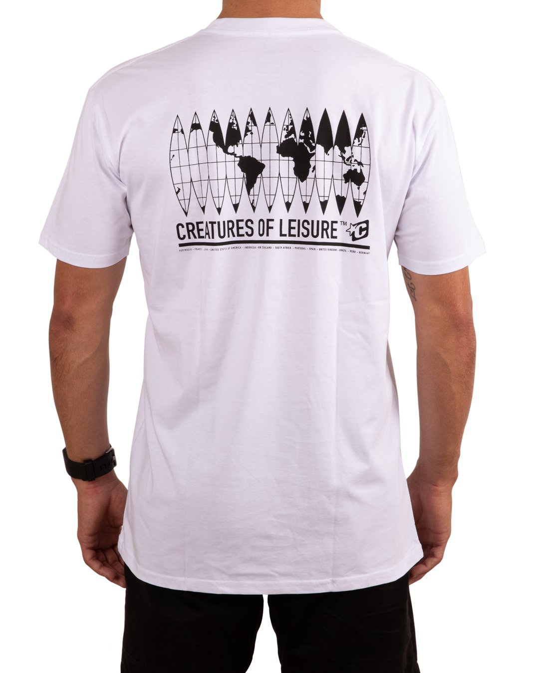 CREATURES GLOBAL HARDWARE TEE - WHITE