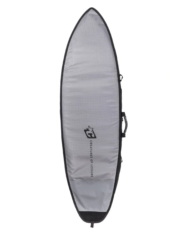 CREATURES SHORTBOARD SINGLE DAY USE BOARD BAG  - CARBON/TITANIUM