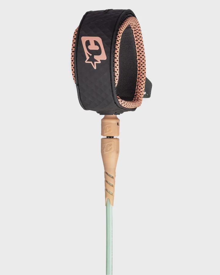 CREATURES RELIANCE COMP 6 SURFBOARD LEASH - SPECIAL RELEASE - ARCTIC & MELON