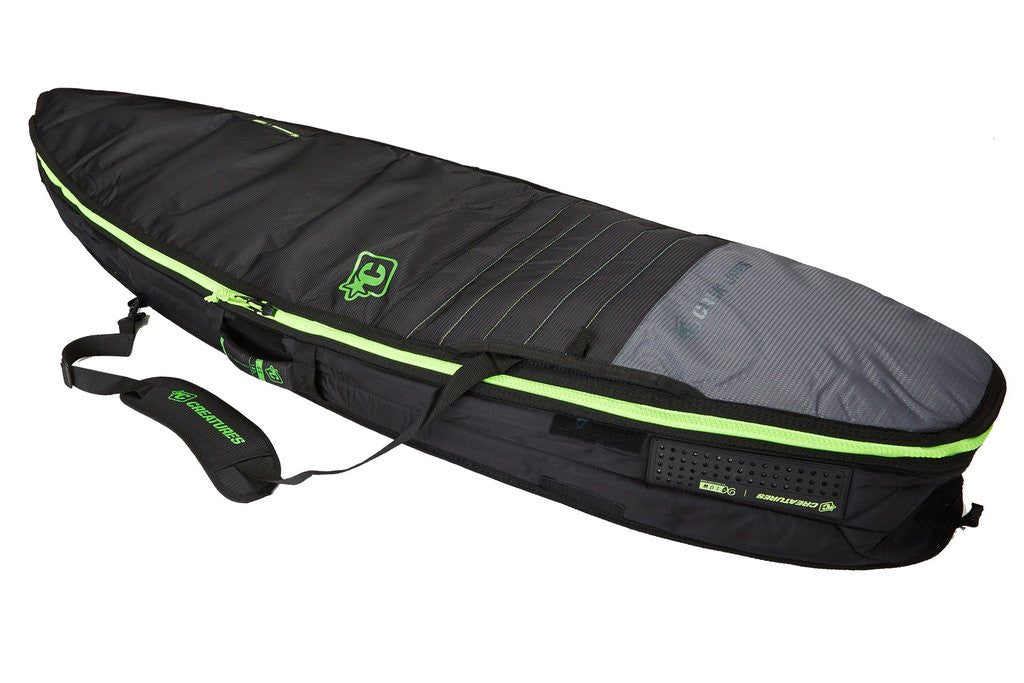 CREATURES SHORTBOARD DOUBLE COVER : BLACK/LIME