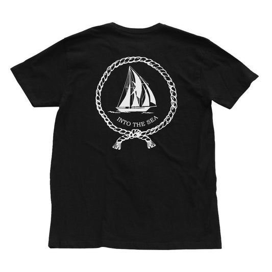 CAPTAIN FIN SHIPMATE MENS TEE - BLACK "ON SALE"