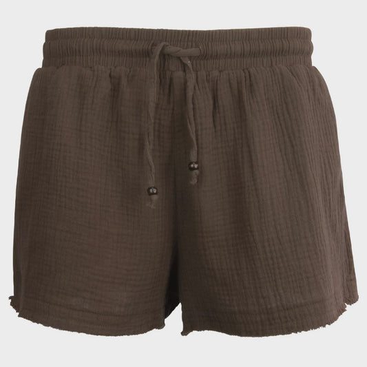 CARVE MAUI GIRLS BEACH SHORT - BROWN