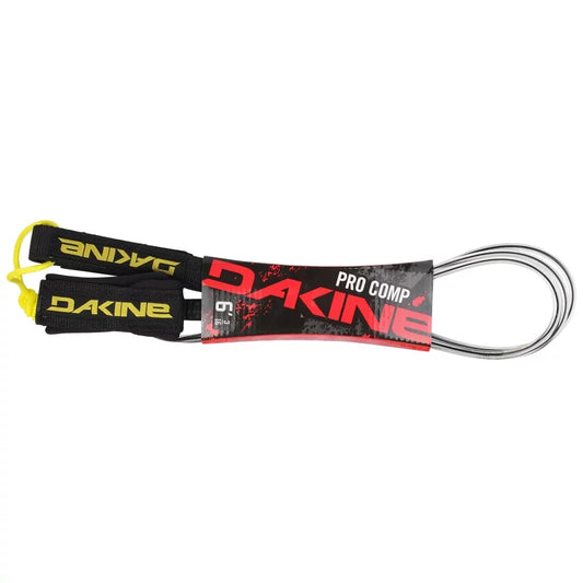 DAKINE PRO COMP 6FT SURF LEASH - CLEAR / BLACK - ON SALE