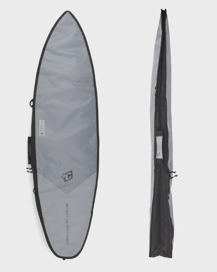 CREATURES SHORTBOARD SINGLE DAY USE BOARD BAG - TITANIUM”