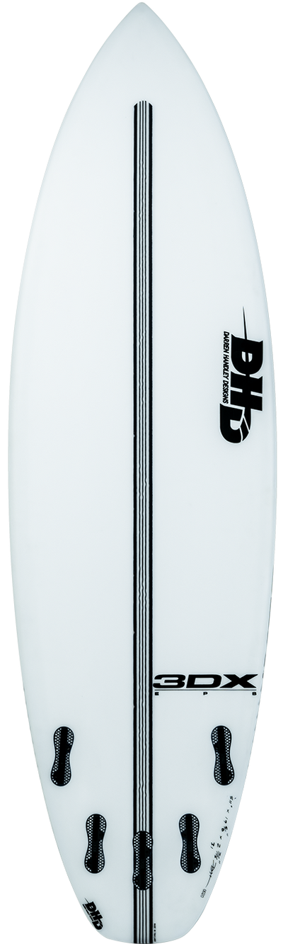 DHD 3DX SURFBOARD SMALL WAVE PERFORMANCE - EPS
