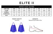 DMC ELITE II SWIM FINS - INDIGO / BLUE