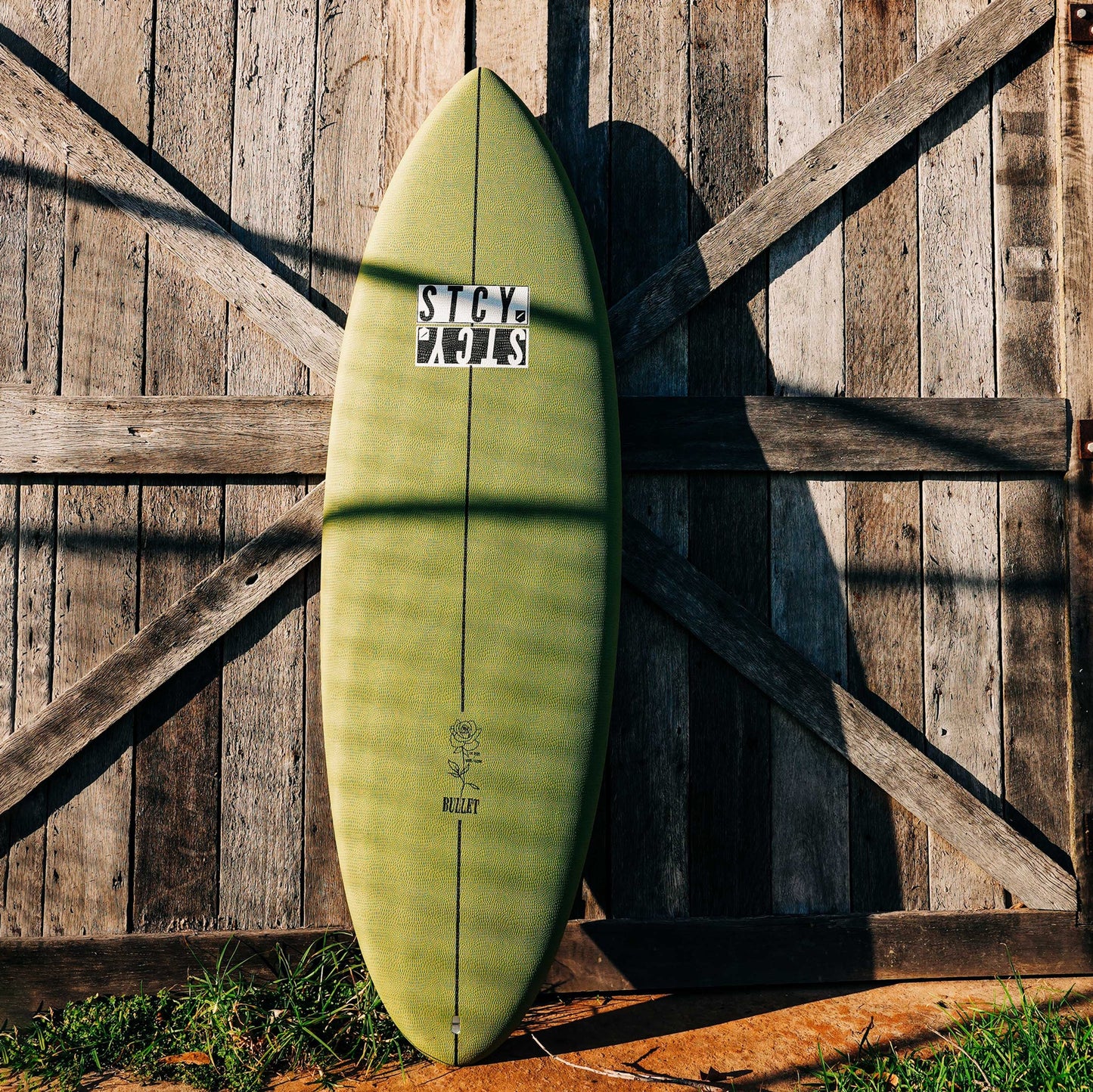 STACEY BULLET EPOXY SOFT BOARDS - OLIVE GREEN