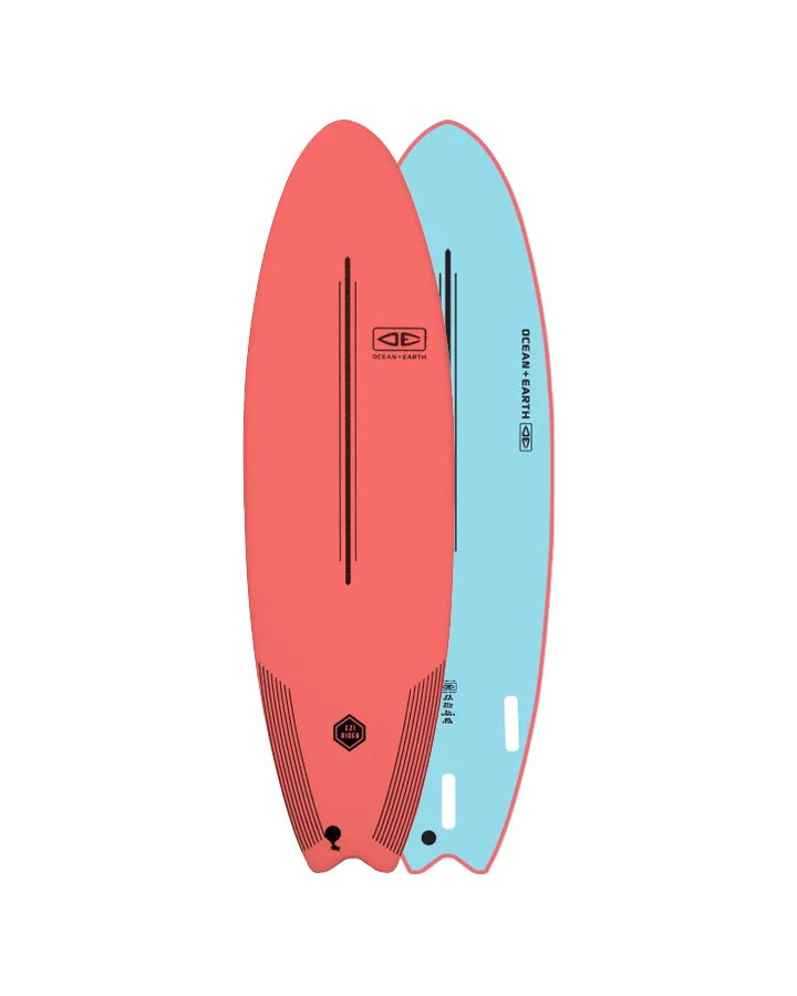 OCEAN & EARTH EZI RIDER 6'6 SOFT SURFBOARD