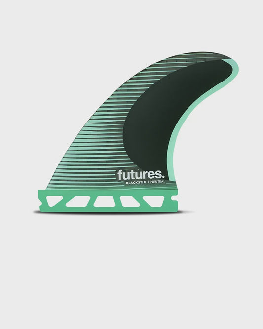 FUTURES F4 SMALL BLACKSTIX THRUSTER SET - GREEN