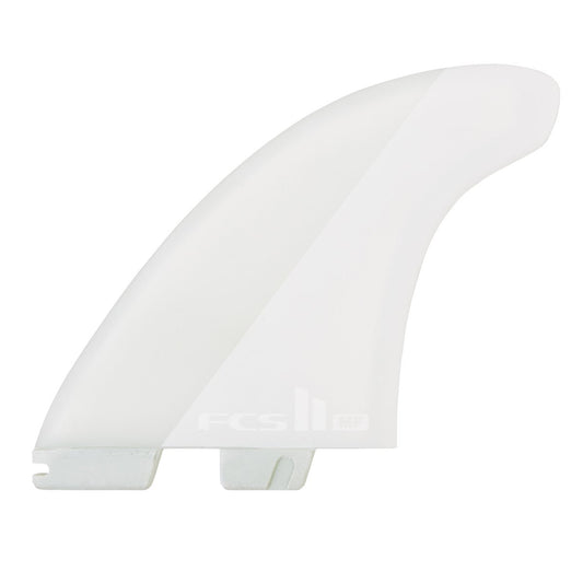 FCS II MICK FANNING PC TWIN FINS 2+1 - WHITE