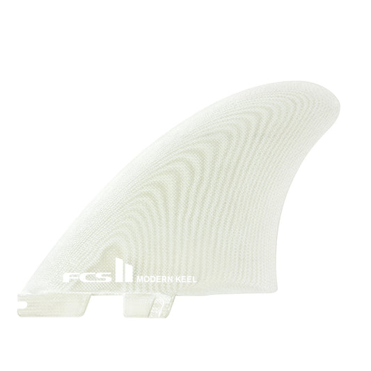 FCS II MODERN KEEL TWIN FINS - CLEAR (PERFORMANCE - GLASS)