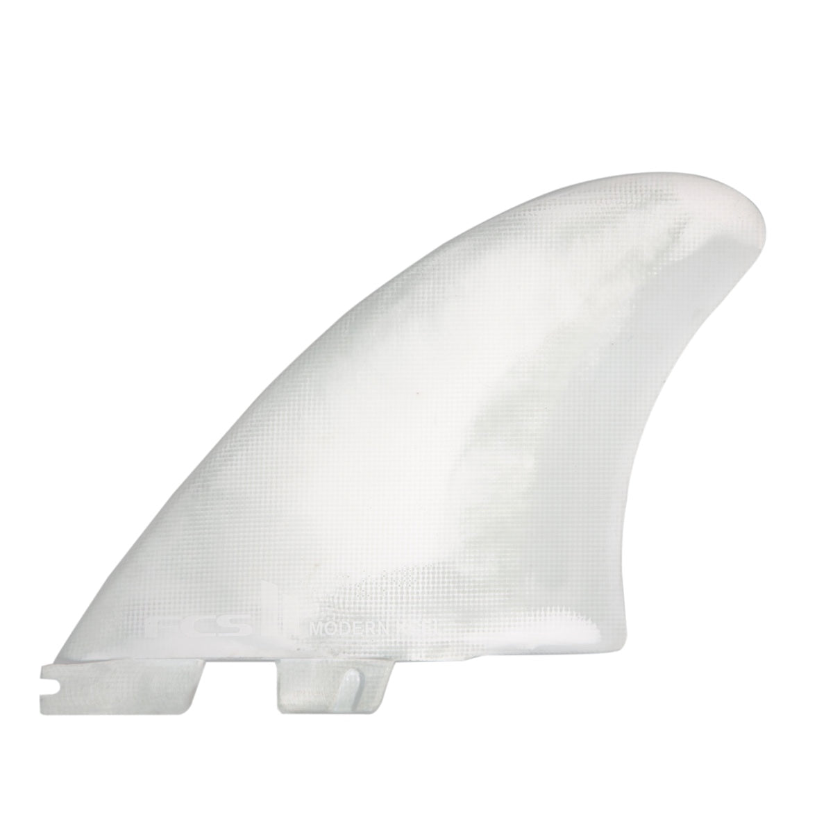 FCS II MODERN KEEL TWIN FIN SET - WHITE MARBLE (AIR-CORE)