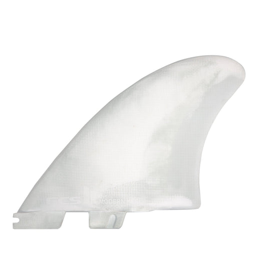 FCS II MODERN KEEL TWIN FIN SET - WHITE MARBLE (AIR-CORE)