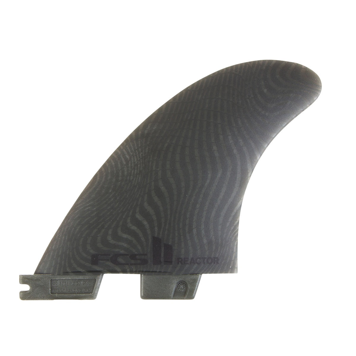 FCS II REACTOR NEO GLASS ECO BLEND TRI FIN SET - GREY