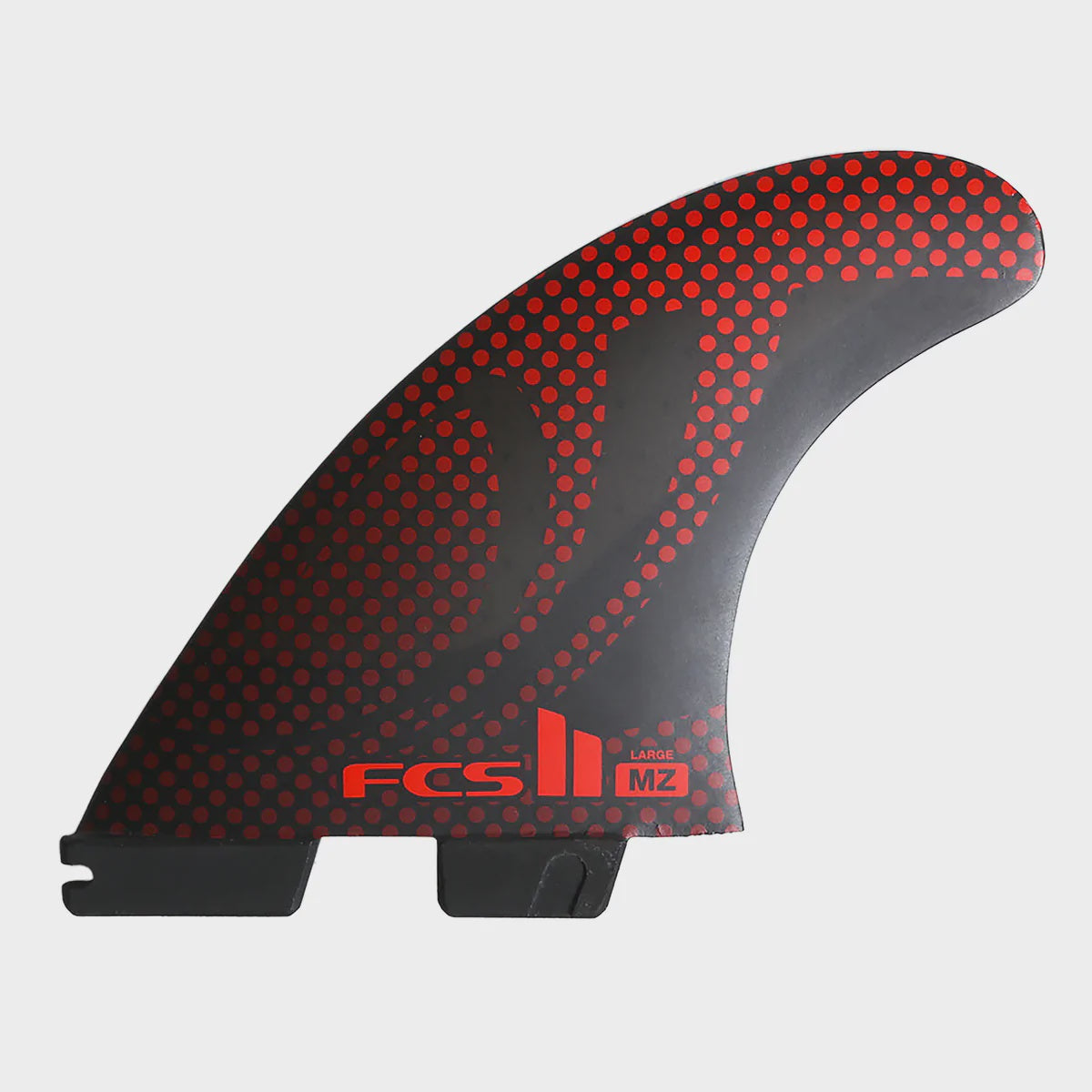 FCS II SHARP EYE PC TRI FIN SET  - BLACK RED