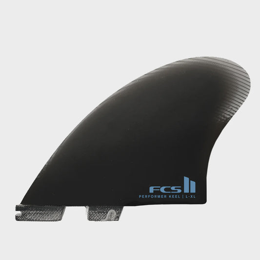 FCS II PERFORMER KEEL TWIN FIN SET - BLACK