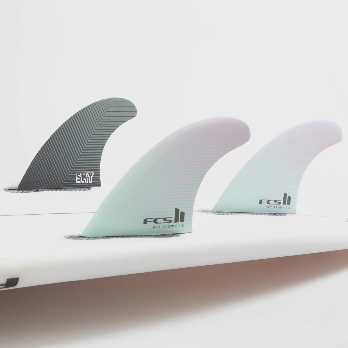FCS II SKY BROWN FIN - SEAFOAM / LAVENDER - SMALL