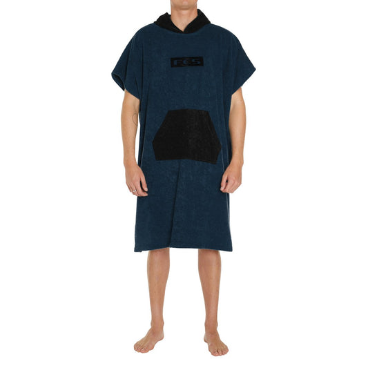 FCS PONCHO HOODED TOWEL MENS - NAVY/BLACK