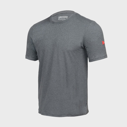 FLORENCE SUN PRO ADAPTIVE SS UPF SHIRT - HEATHER CHARCOAL