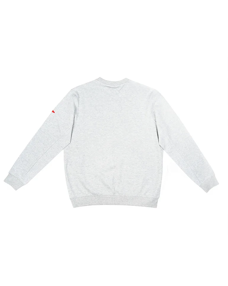 FLORENCE SPACE FLEECE CREW - GREY