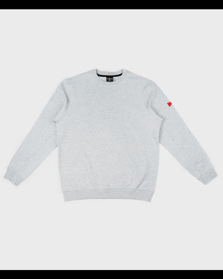 FLORENCE SPACE FLEECE CREW - GREY