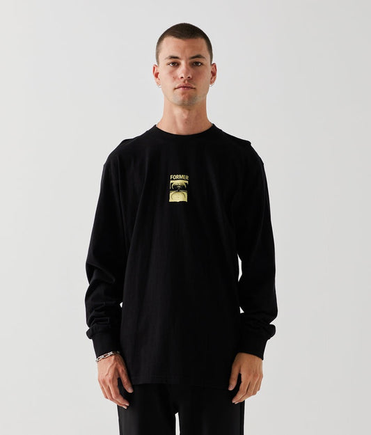 FORMER CRUX L/S T-SHIRT - BLACK