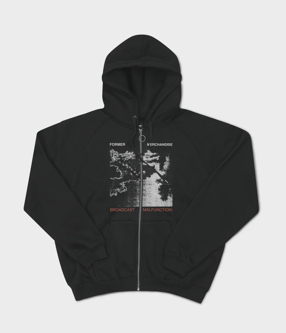 FORMER TANTRUM ZIP HOOD - BLACK