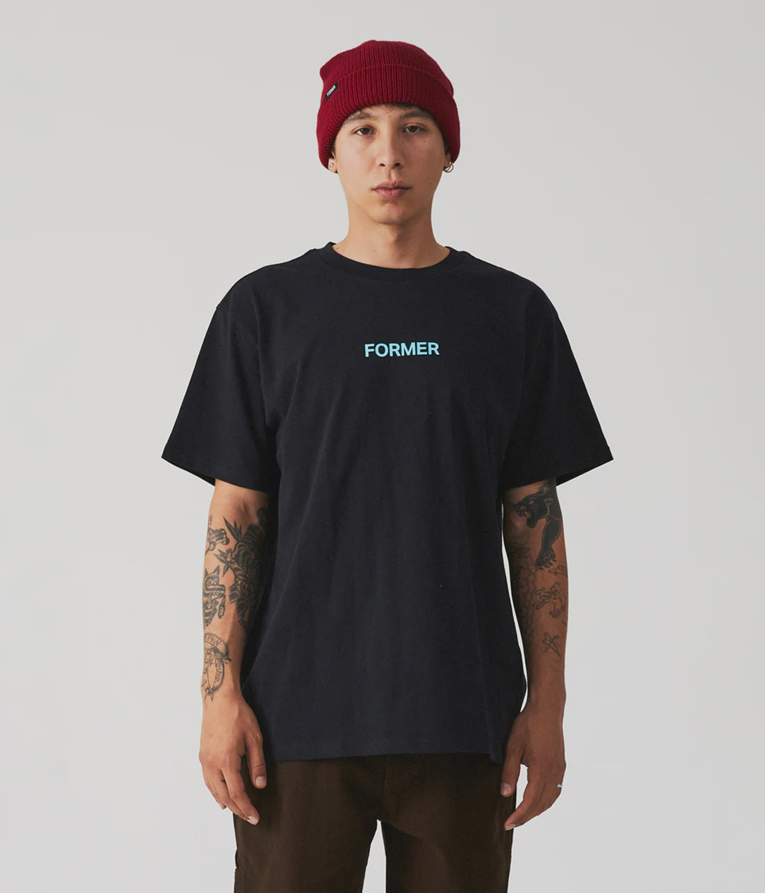 FORMER CRUX EYE MENS TEE- BLACK